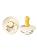 Size 1 - Pacifier Natural Rubber 2 PK Round Nipple - Colour
