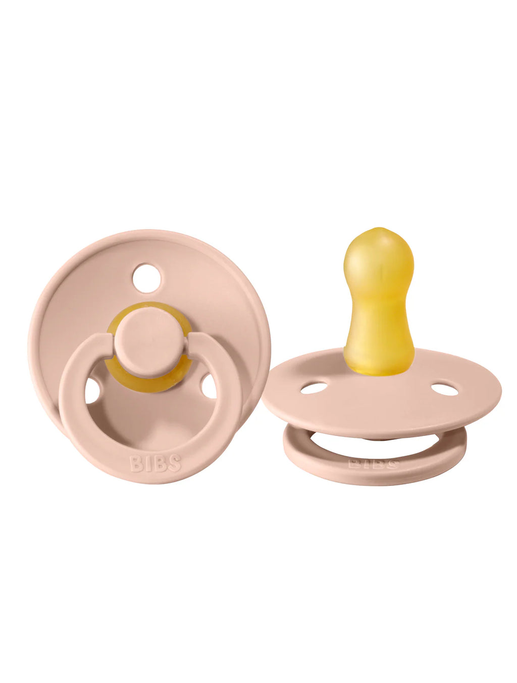 Size 2 - Pacifier Natural Rubber 2 PK Round Nipple - Colour