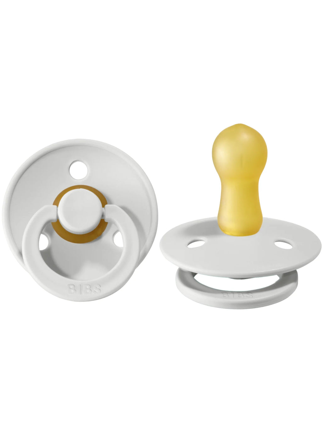 Size 2 - Pacifier Natural Rubber 2 PK Round Nipple - Colour