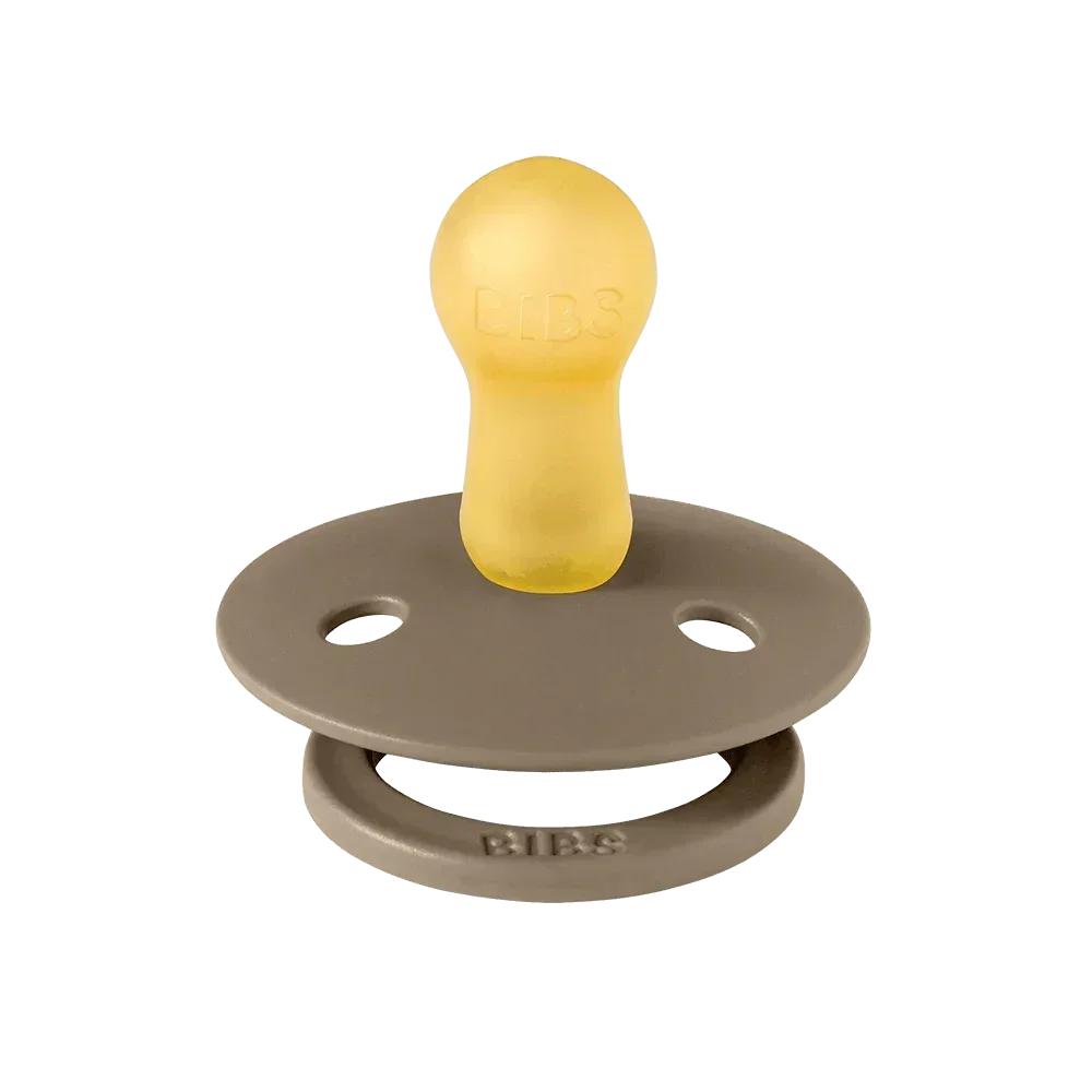 Size 3 - Pacifier Natural Rubber 2 PK Round Nipple - Colour