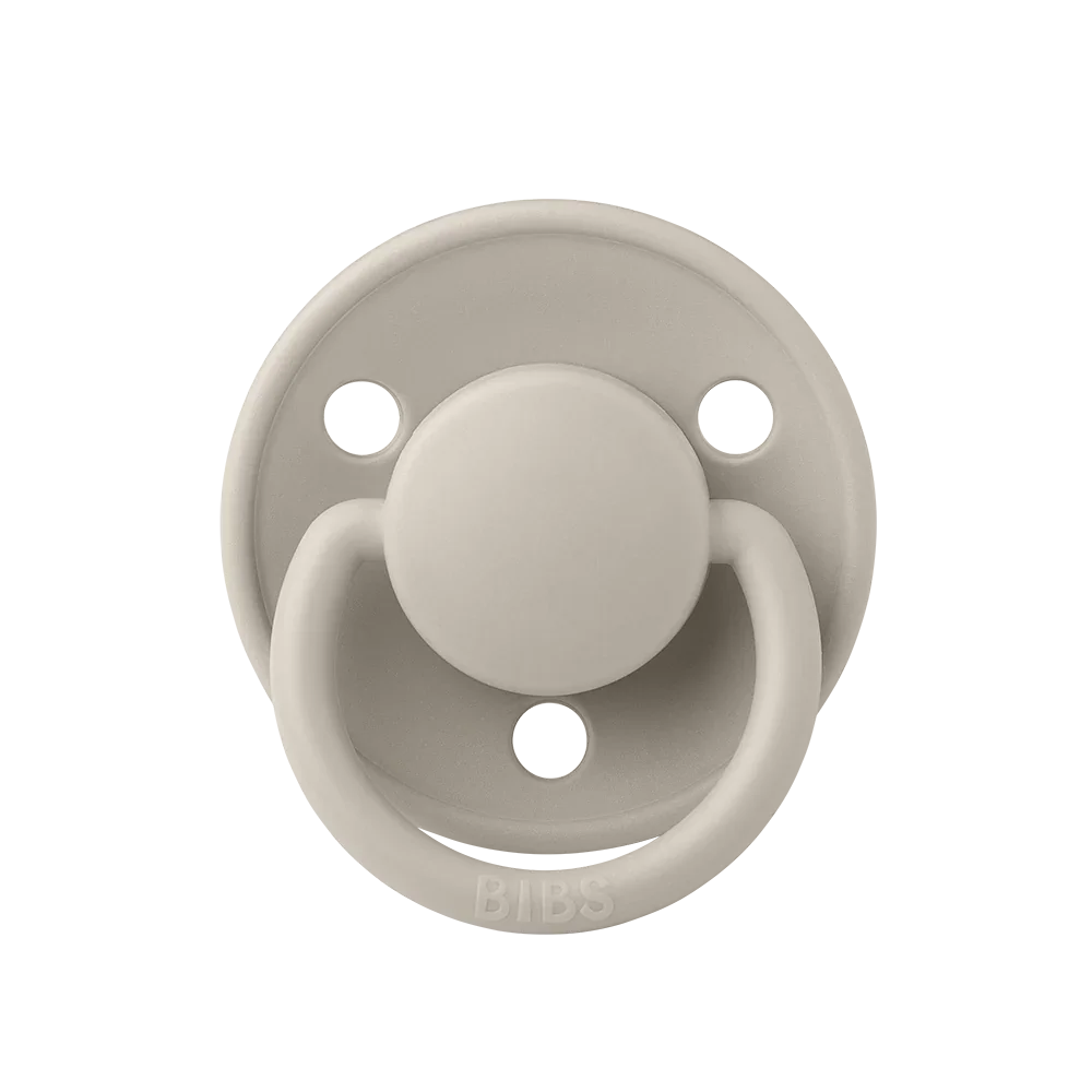 Size 2 - Pacifier Natural Rubber 2 PK Round Nipple - De Lux