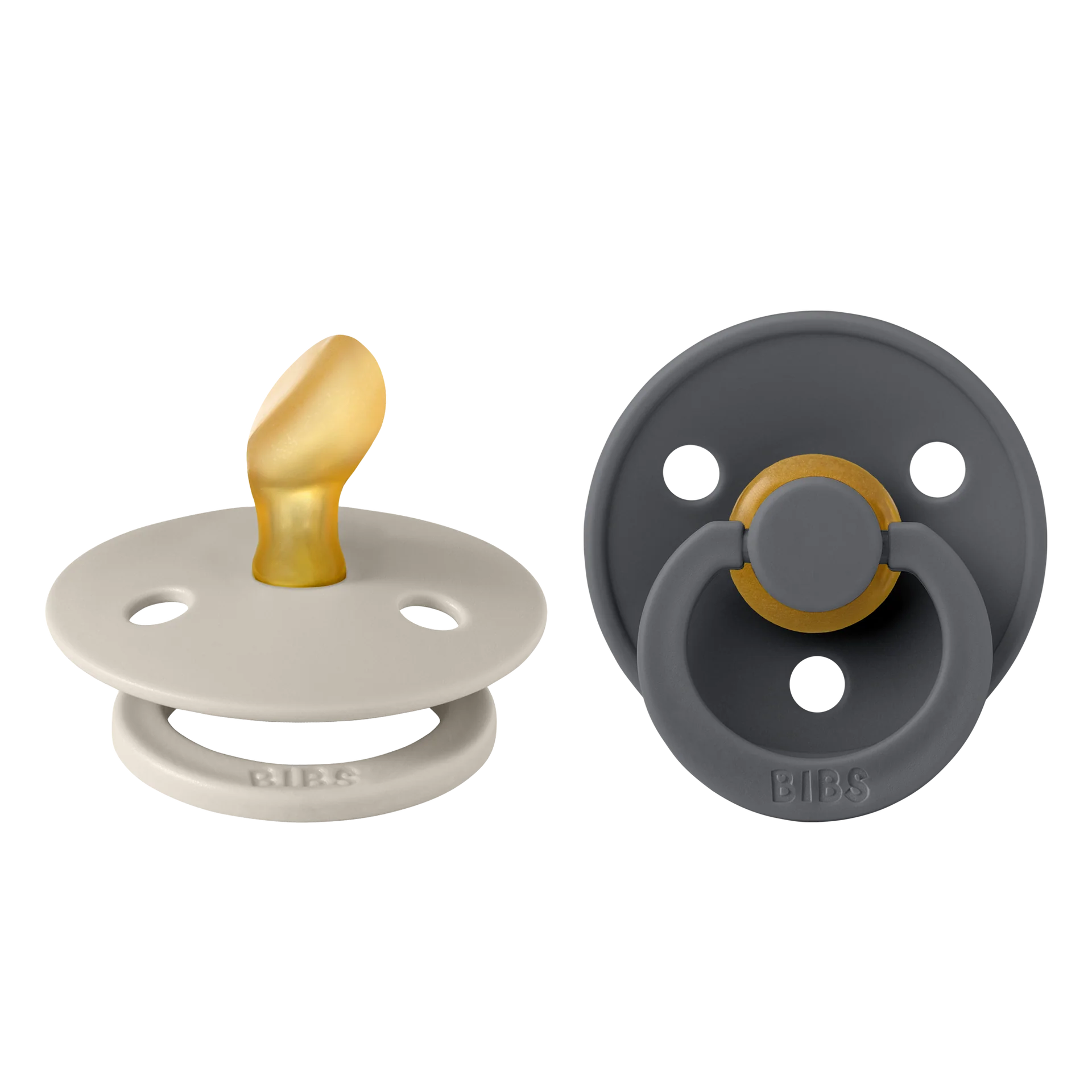 Size 1 - Pacifier Natural Rubber 2 PK Anatomical Nipple - Colour