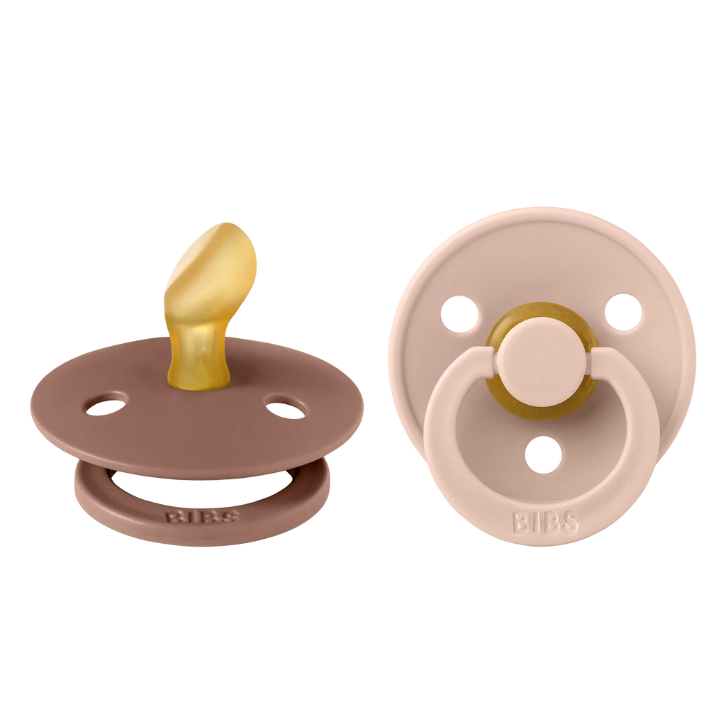 Size 1 - Pacifier Natural Rubber 2 PK Anatomical Nipple - Colour