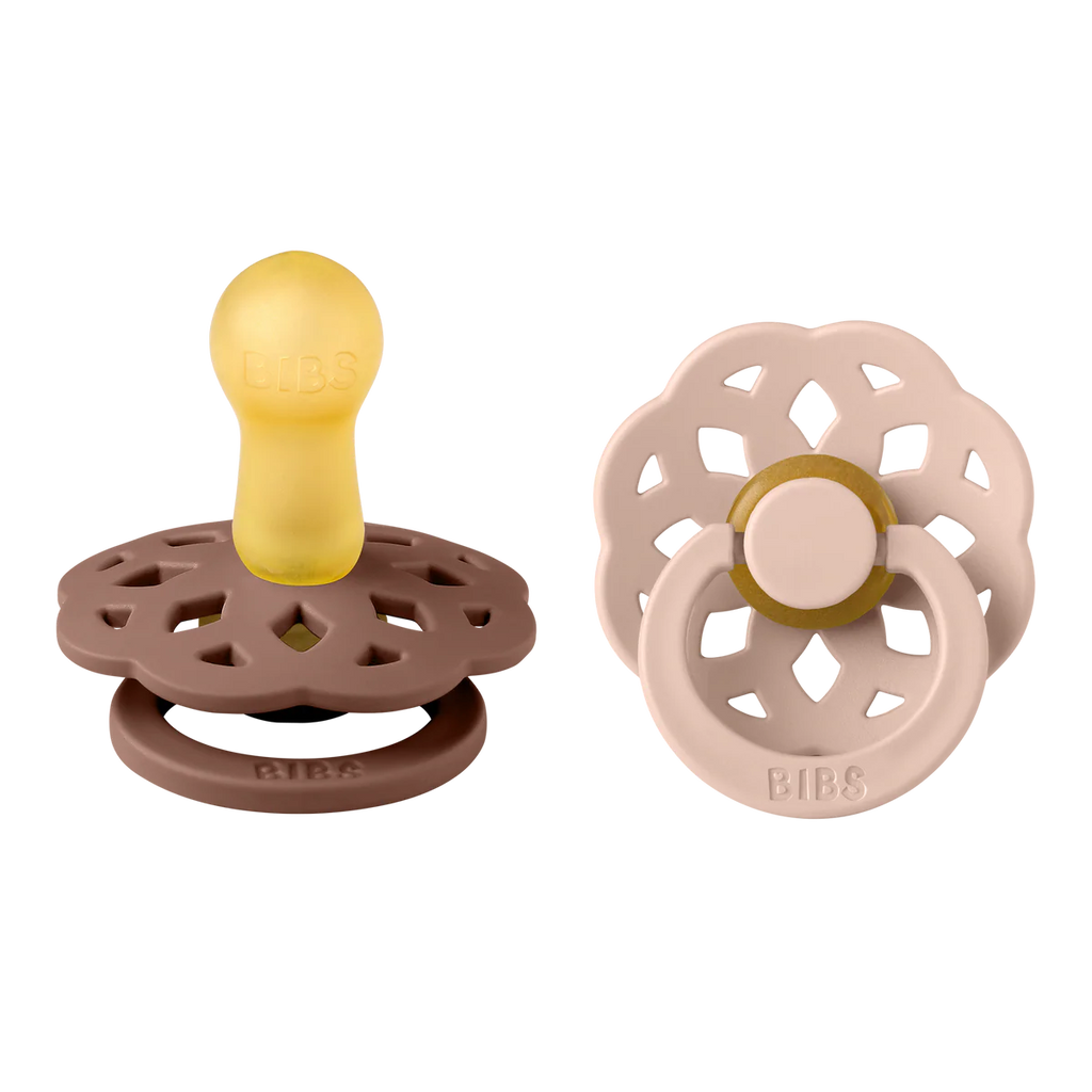 Size 1 - Pacifier Natural Rubber 2 PK Round Nipple - Bohme