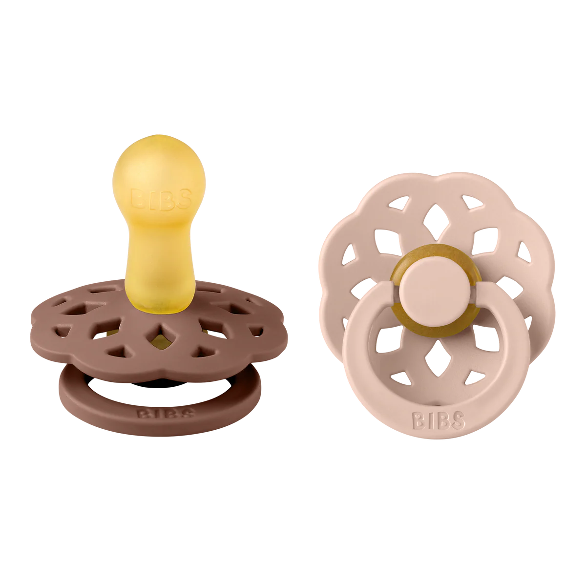 Size 1 - Pacifier Natural Rubber 2 PK Round Nipple - Bohme