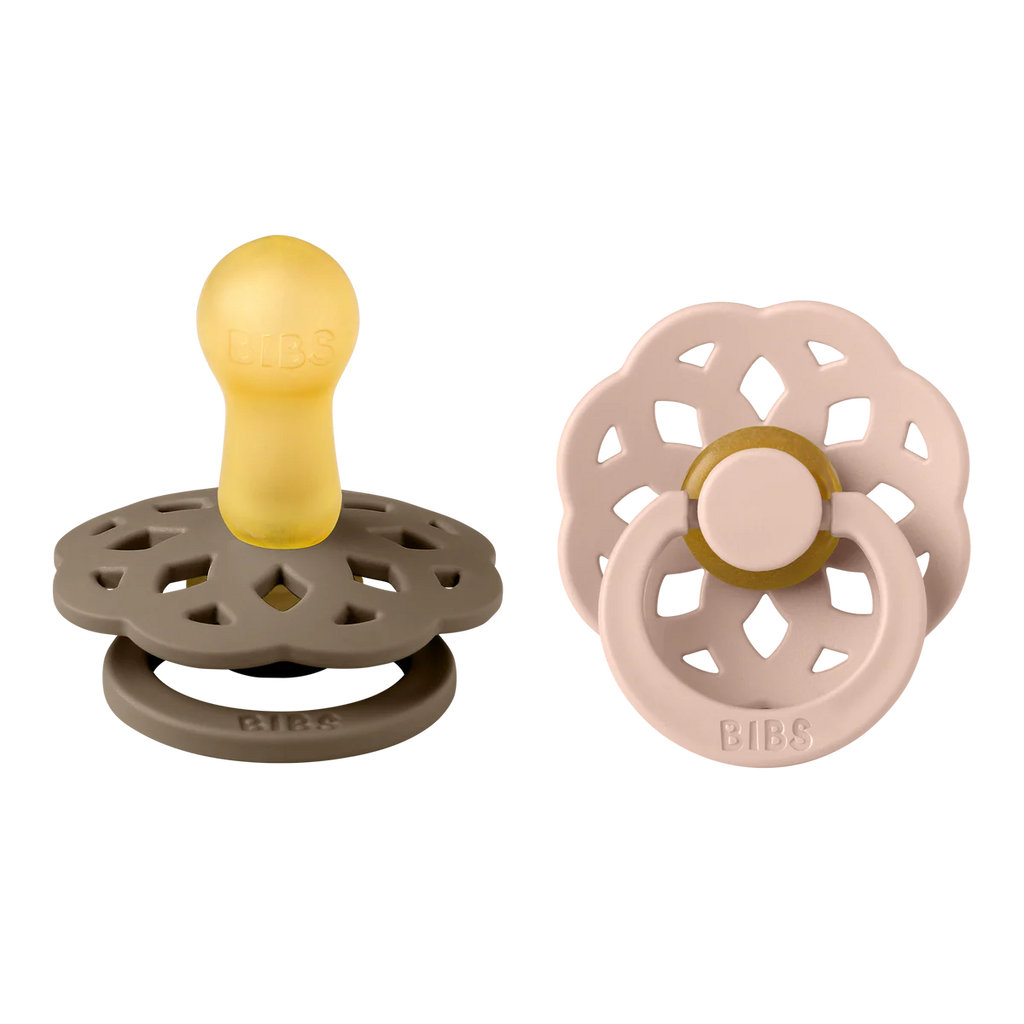 Size 1 - Pacifier Natural Rubber 2 PK Round Nipple - Bohme