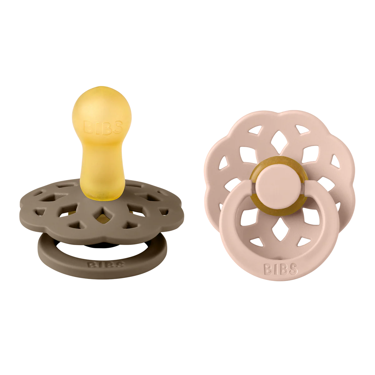 Size 1 - Pacifier Natural Rubber 2 PK Round Nipple - Bohme