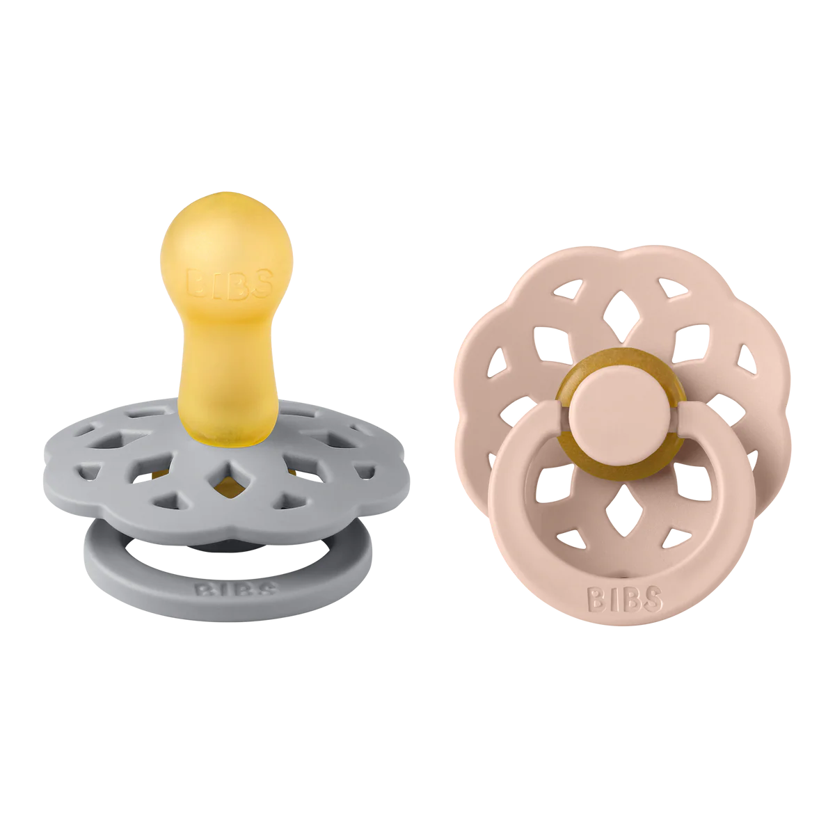 Size 1 - Pacifier Natural Rubber 2 PK Round Nipple - Bohme