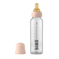 BIBS Baby Glass Bottle Complete Set Latex 225ml Blush