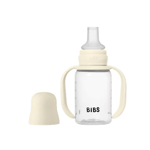 BIBS Baby Sippy Bottle Spout Silicone 1 pack 150 ml Ivory