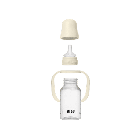 BIBS Baby Sippy Bottle Spout Silicone 1 pack 150 ml Ivory