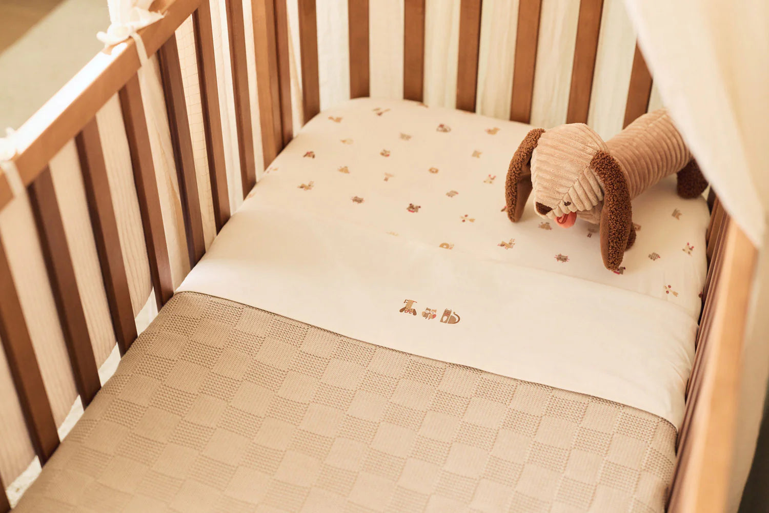Crib Sheet - Animal Friends