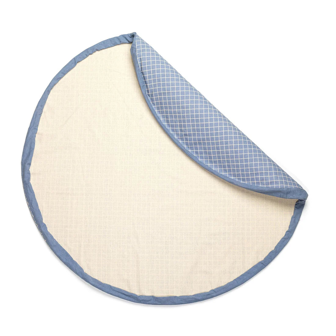 Carpet & Storage Bag - Blue Grid