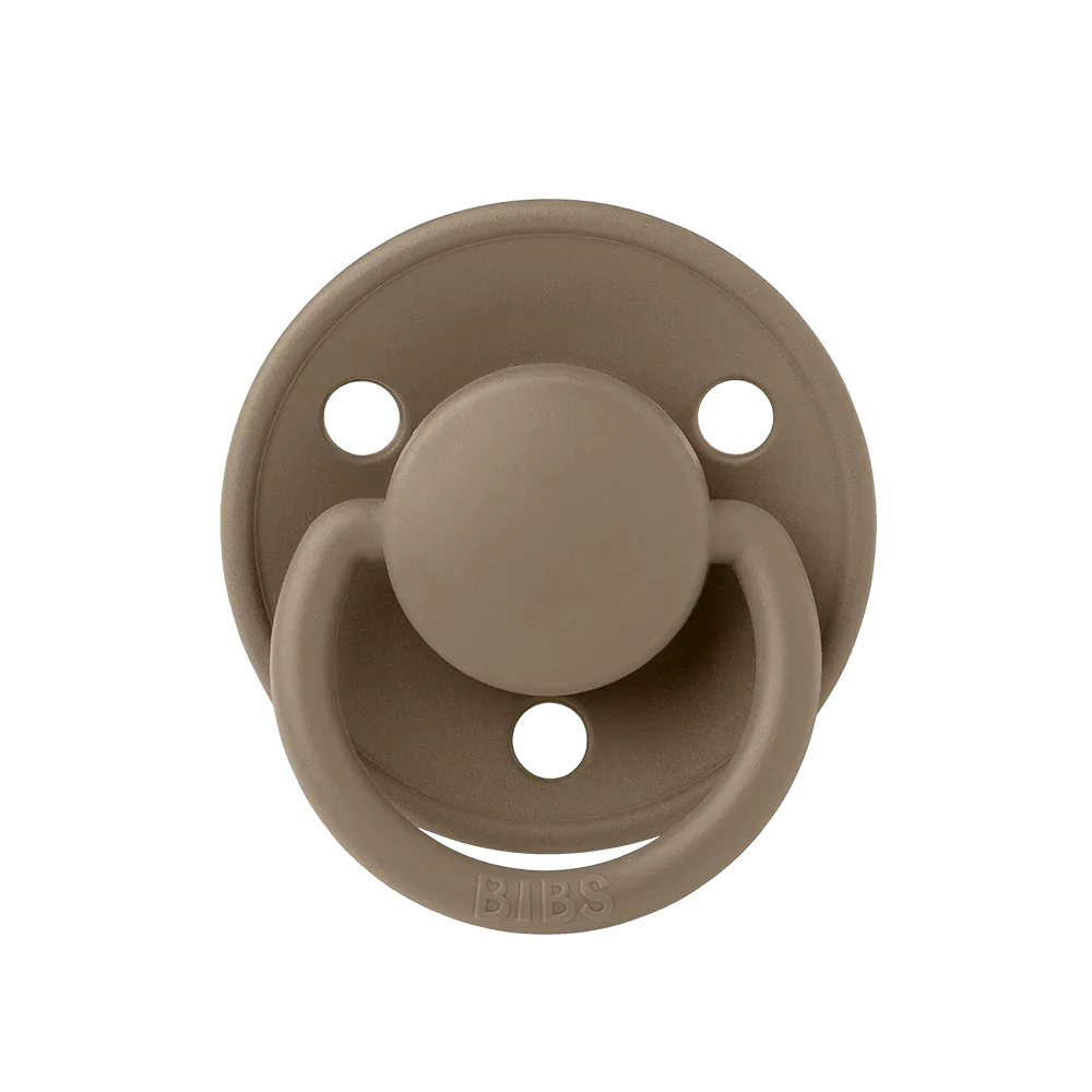 Size 2 - Pacifier Natural Rubber 2 PK Round Nipple - De Lux