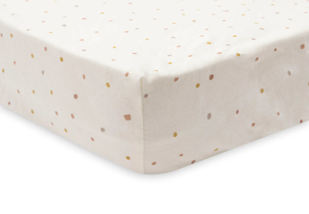 Fitted sheet jersey -  Dusty Dots