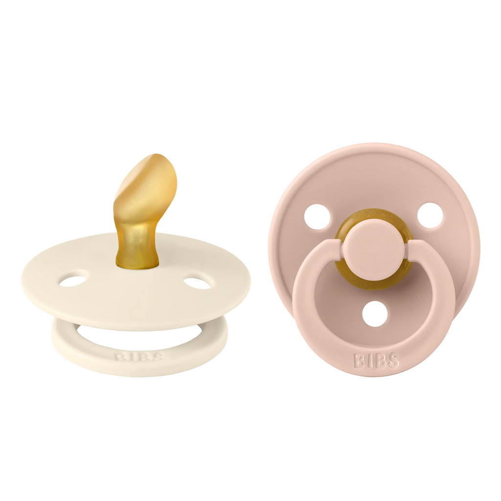 Size 1 - Pacifier Natural Rubber 2 PK Anatomical Nipple - Colour