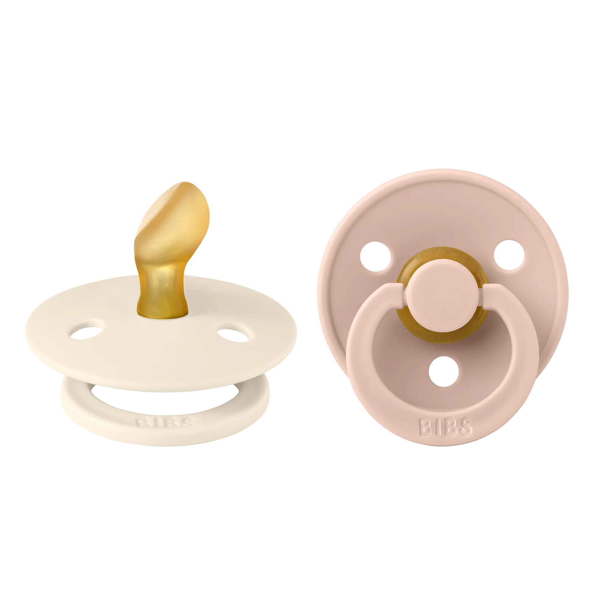 Size 1 - Pacifier Natural Rubber 2 PK Anatomical Nipple - Colour