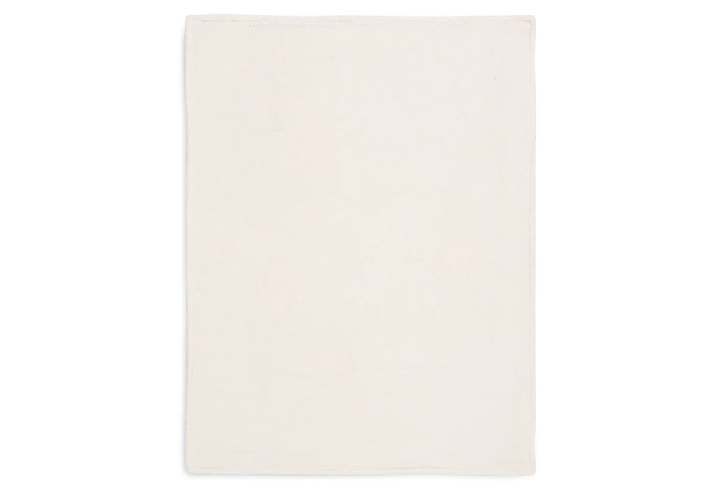 Cot Blanket Grain Knit Oatmeal/Velvet 100x150cm