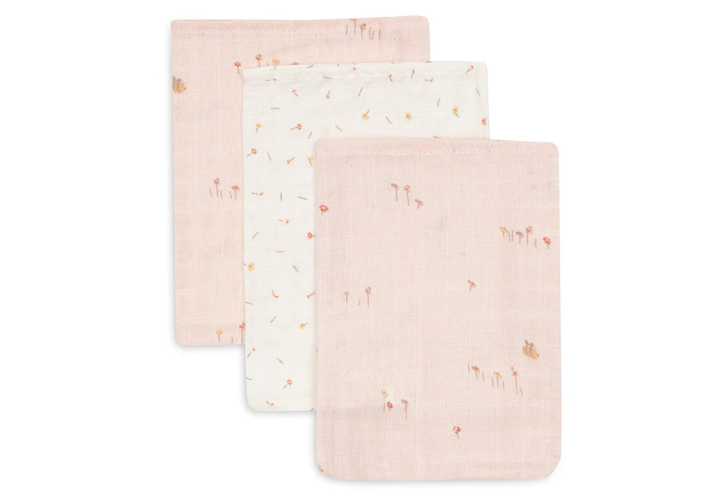 Washcloth Muslin Pretty Picnic (3 Pack)