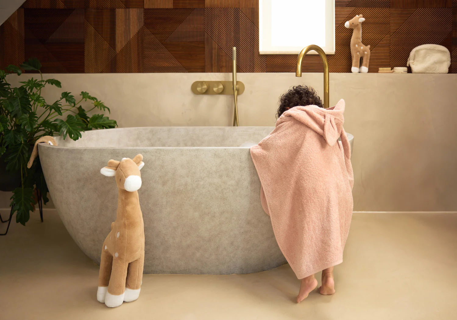 Bath Poncho - Wild rose