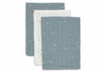 Washcloth Muslin Twinkling Sea Green (3 Pack)