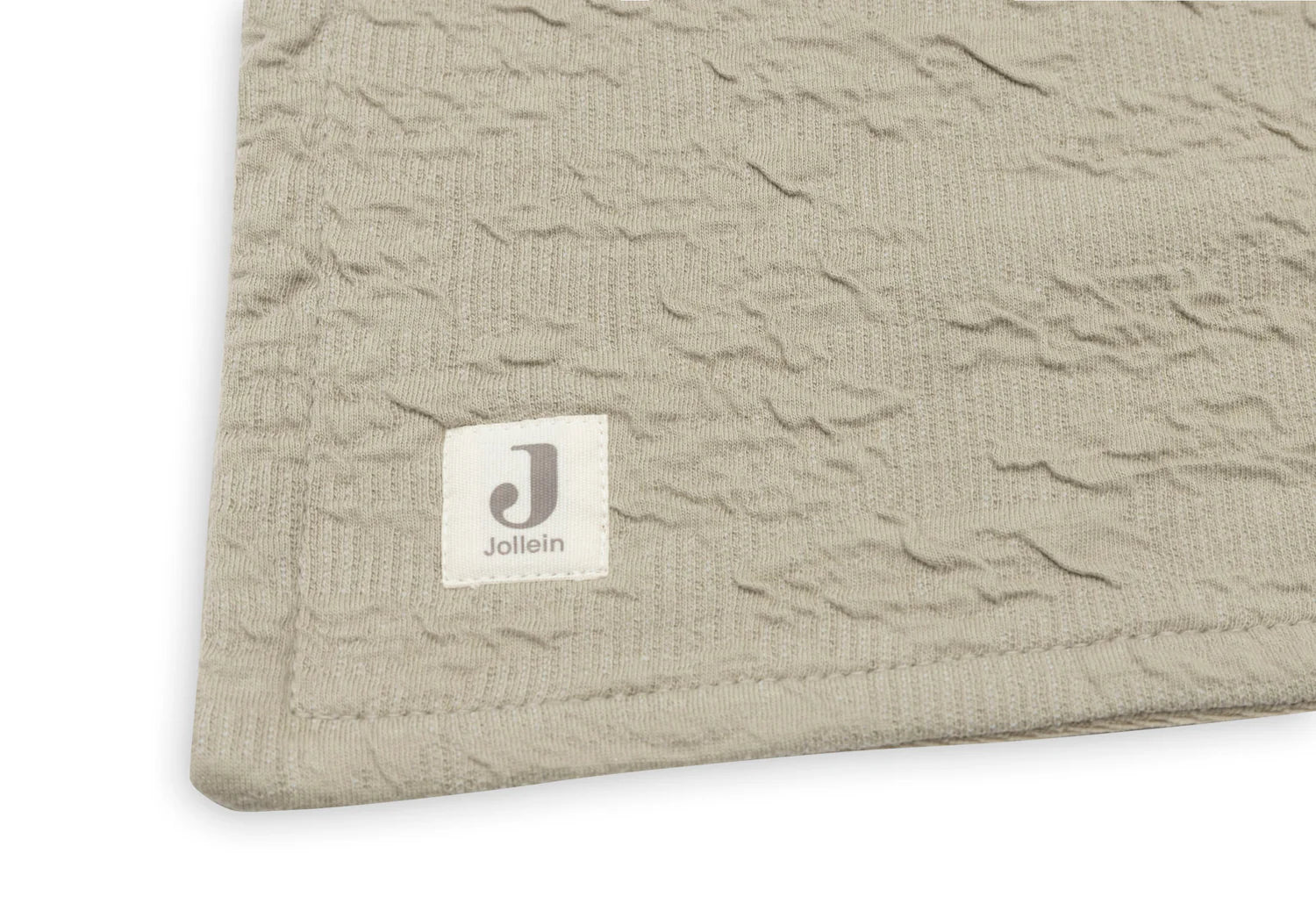 Cradle Blanket Soft Waves Olive Green 75x100cm