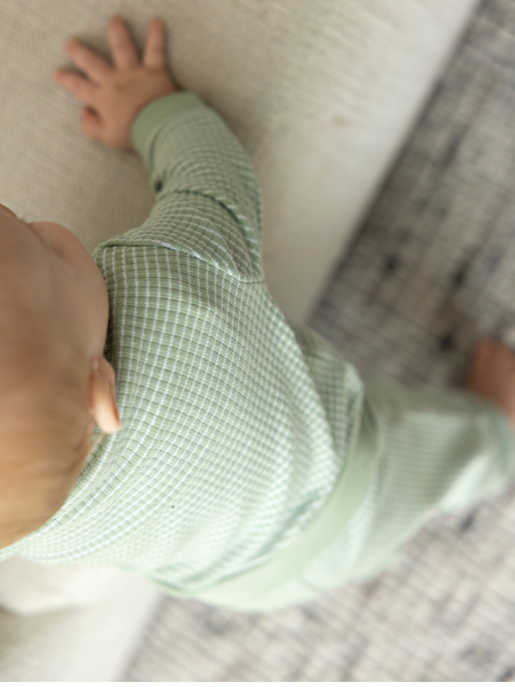 Feetje - Waffle pajamas - Green Blend
