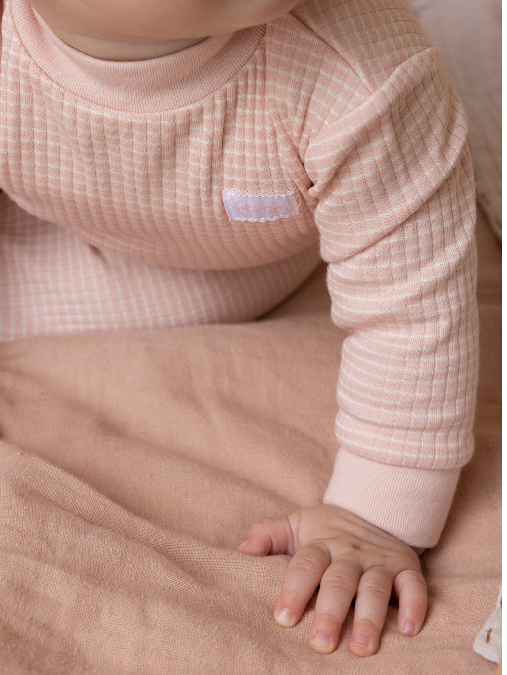 Feetje - Waffle pajamas - Old Pink