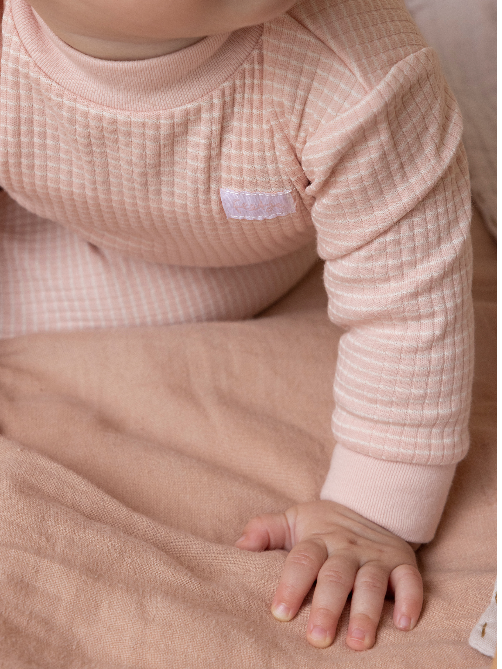 Feetje - Waffle pajamas - Old Pink