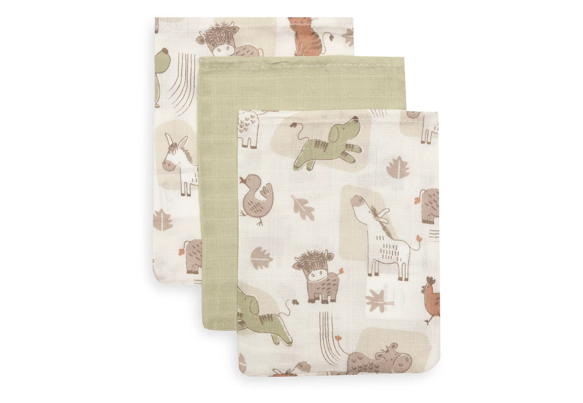 Washcloth Muslin Barn Buddies
