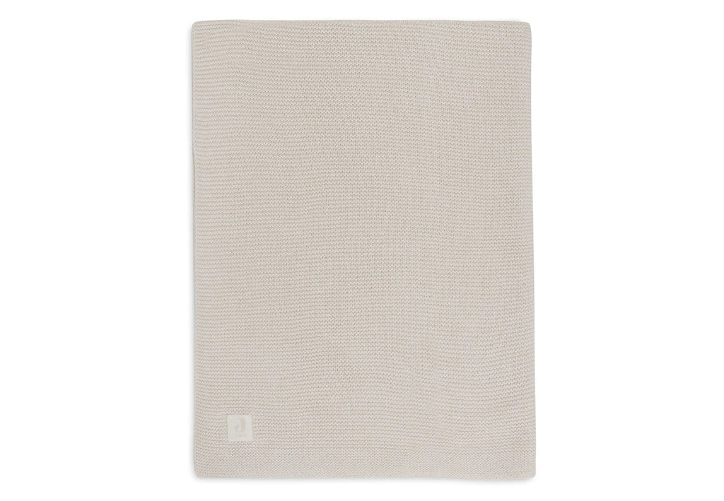Cradle Blanket Basic Knit Oatmeal 75x100cm