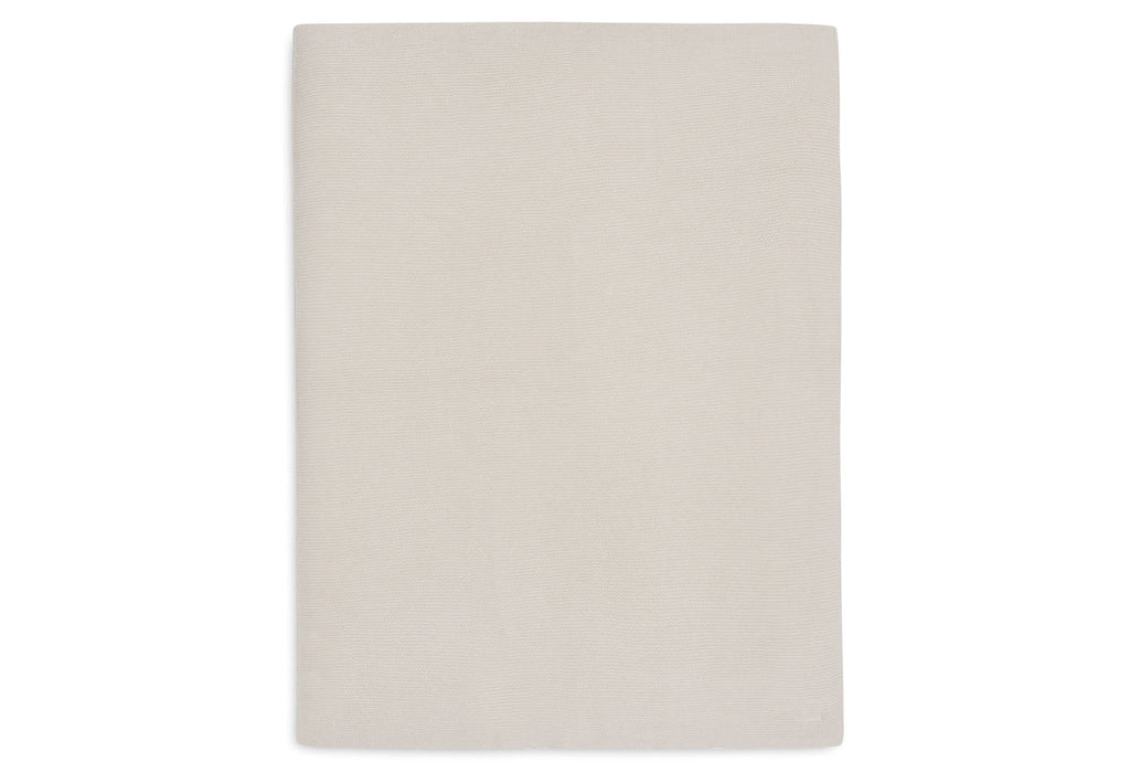 Cradle Blanket Basic Knit Oatmeal 75x100cm