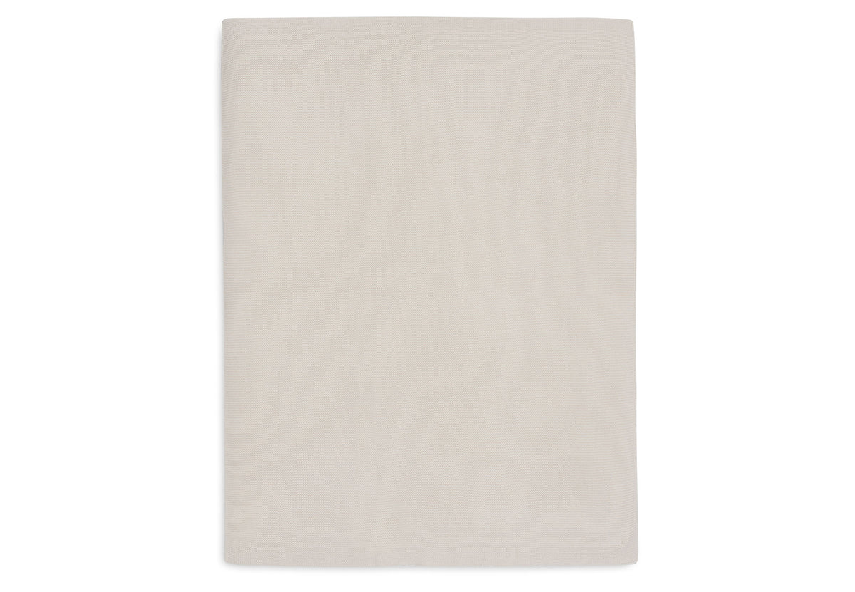 Cradle Blanket Basic Knit Oatmeal 75x100cm