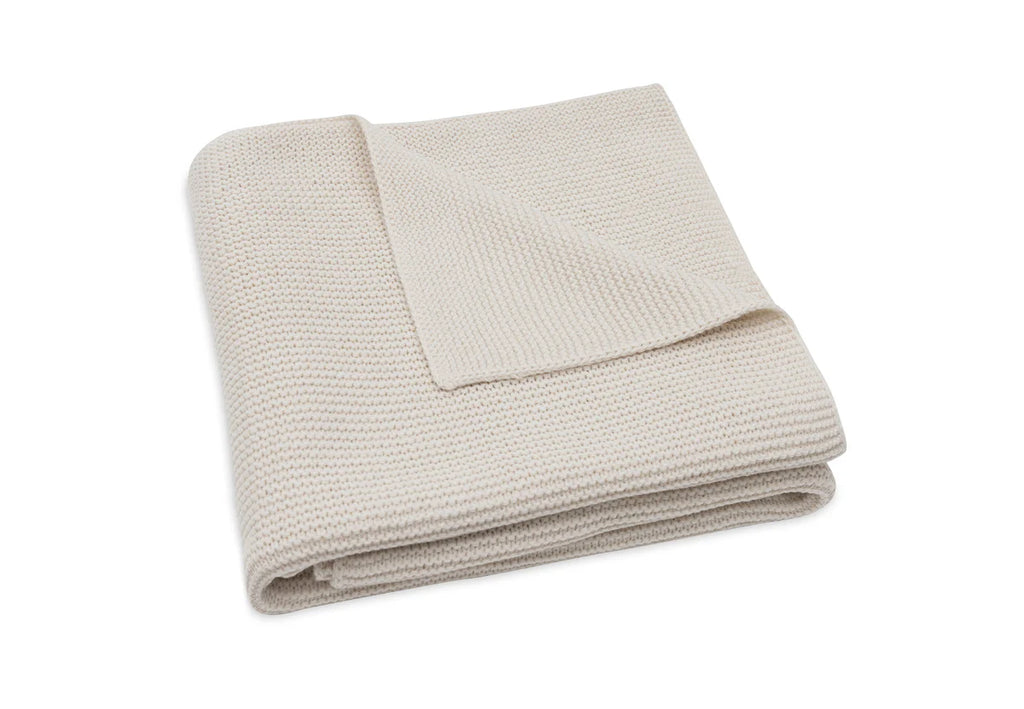 Cradle Blanket Basic Knit Oatmeal 75x100cm