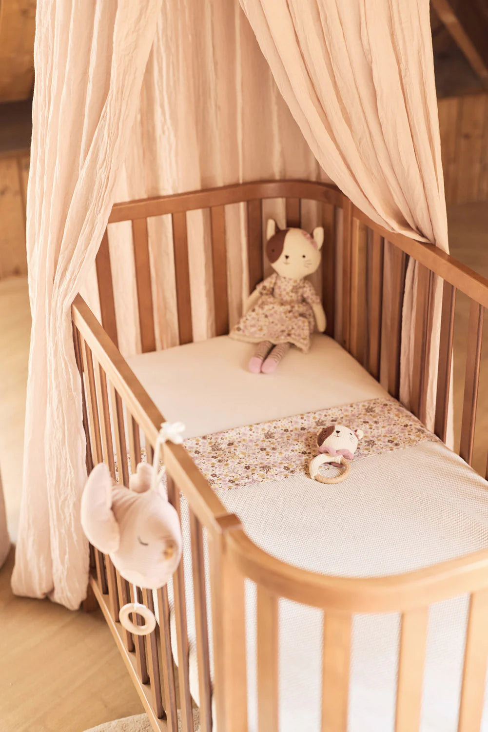 Cradle Blanket Basic Knit Oatmeal 75x100cm