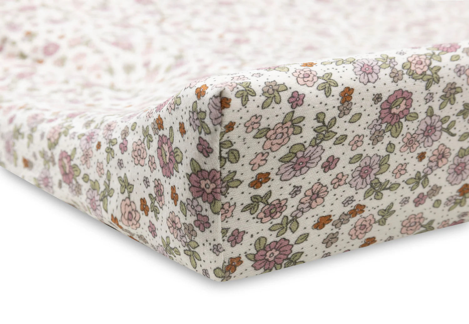 Jersey Changing Pad Cover - Retro Flowers