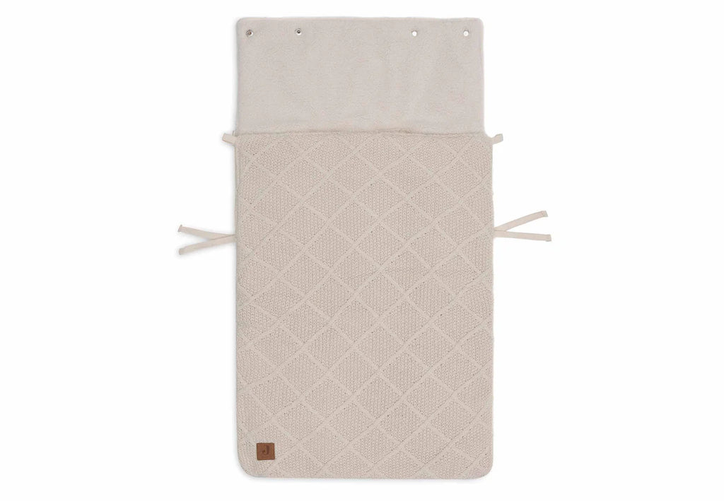 Footmuff group 0+ 3/5 points - Check Knit - Oatmeal