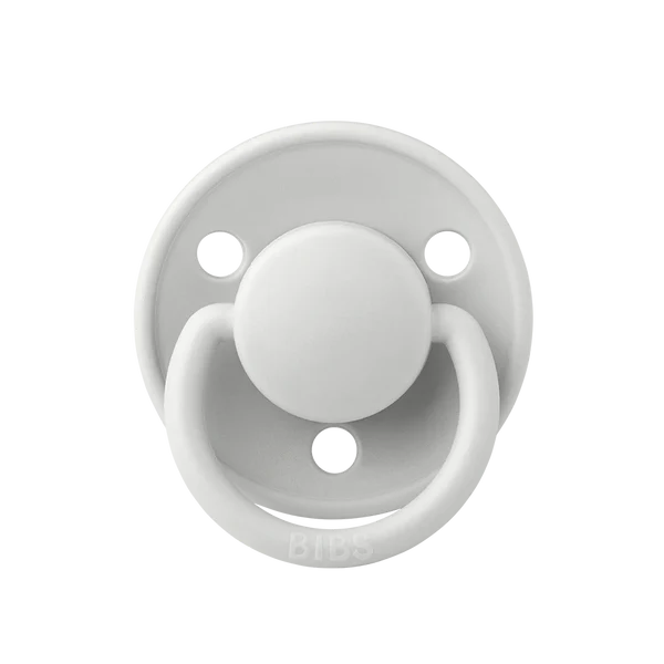 Size 1 - Pacifier Natural Rubber 2 PK Round Nipple - De Lux