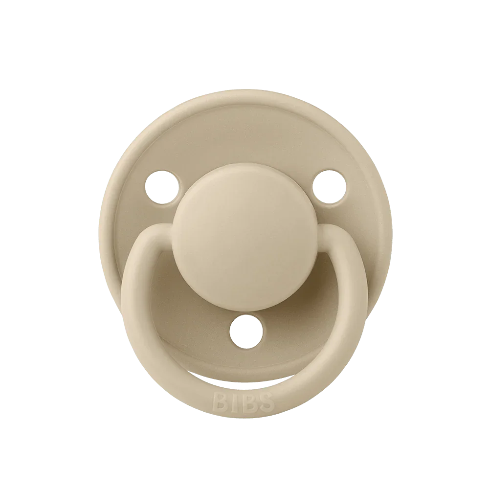 Size 2 - Pacifier Natural Rubber 2 PK Round Nipple - De Lux