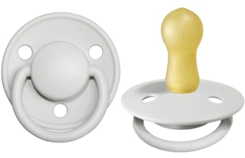 Size 2 - Pacifier Natural Rubber 2 PK Round Nipple - De Lux