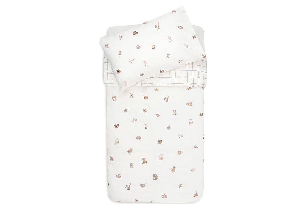Duvet cover with Pillow Case - Animal Friends