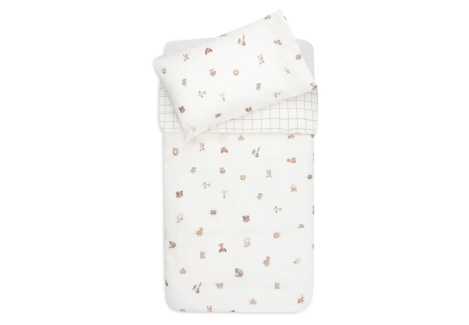 Duvet cover with Pillow Case - Animal Friends
