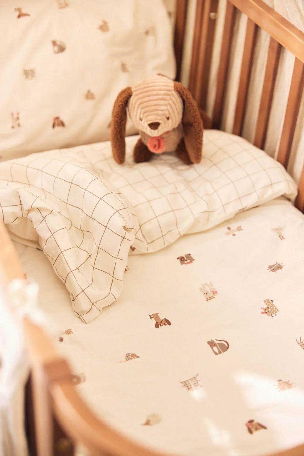 Duvet cover with Pillow Case - Animal Friends
