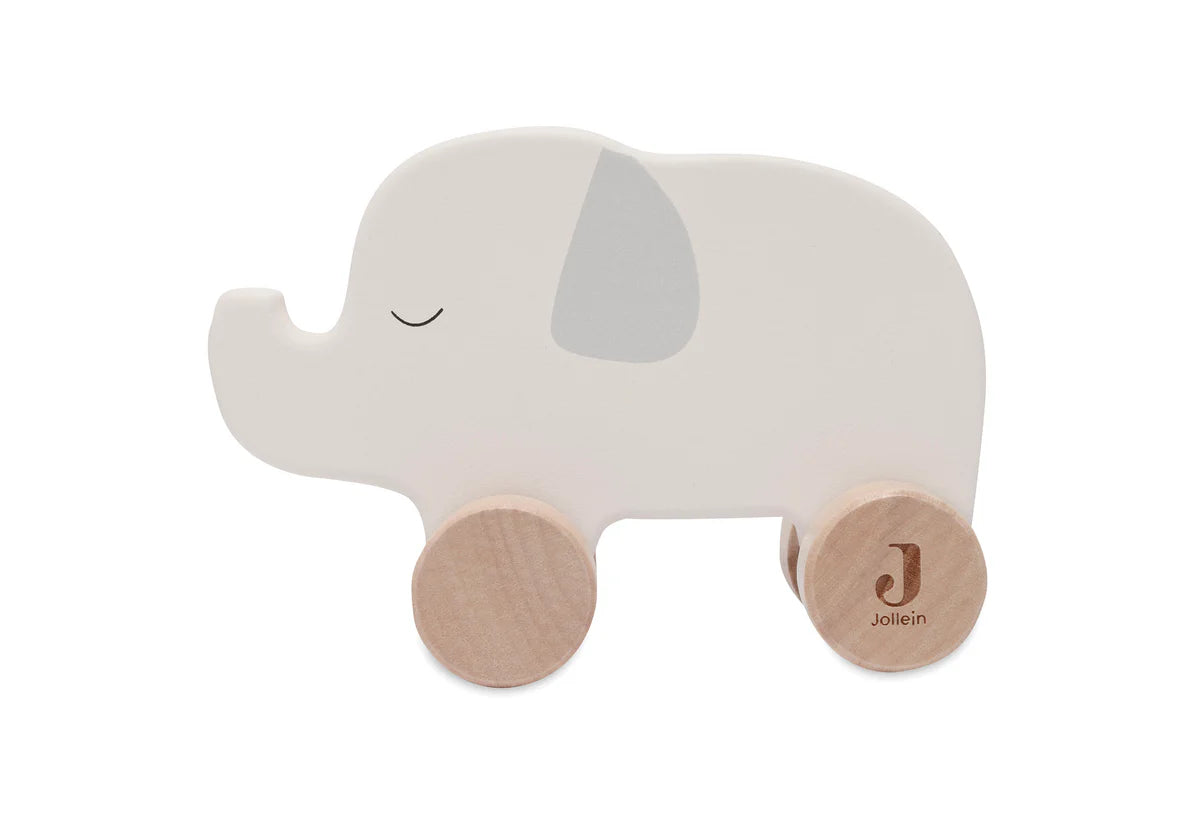 Wooden Elephant on Wheels