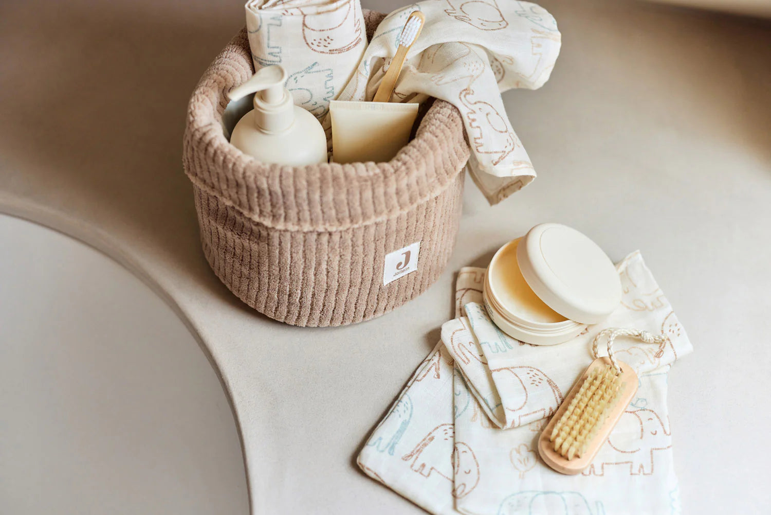 Washcloth Muslin Elephant Tales (3 Pack)