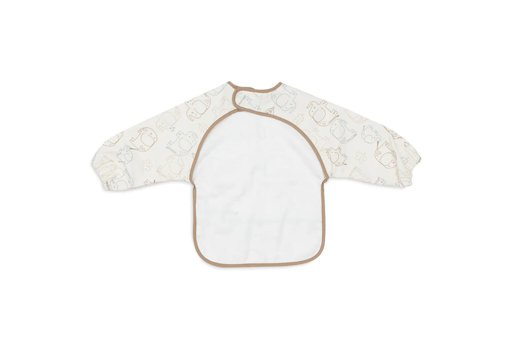 Elephant Tales Waterproof Bib with Sleeve