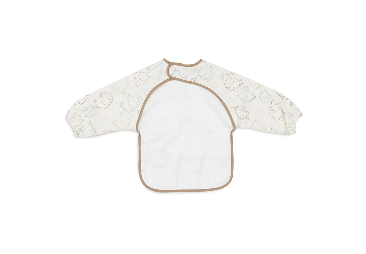 Elephant Tales Waterproof Bib with Sleeve