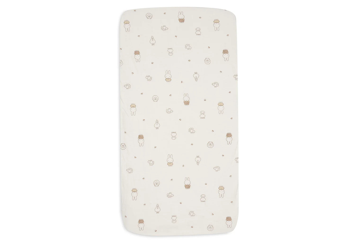 Fitted sheet jersey -  Miffy Family Farm