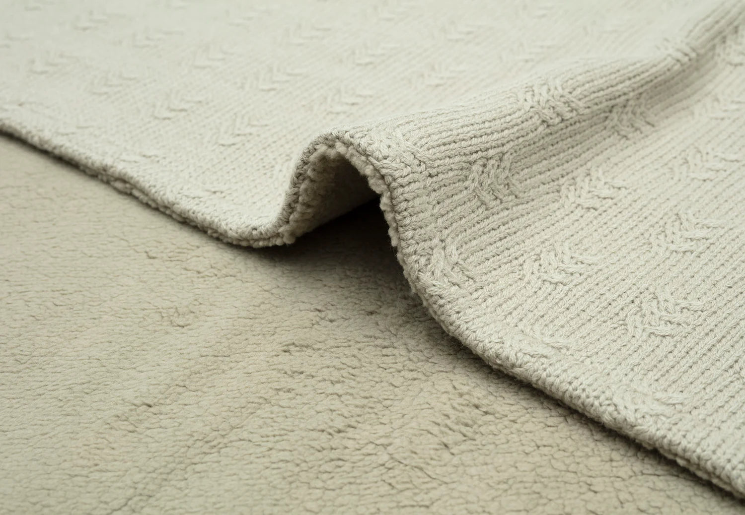 Blanket - Grain Knit - Velvet 100x150cm