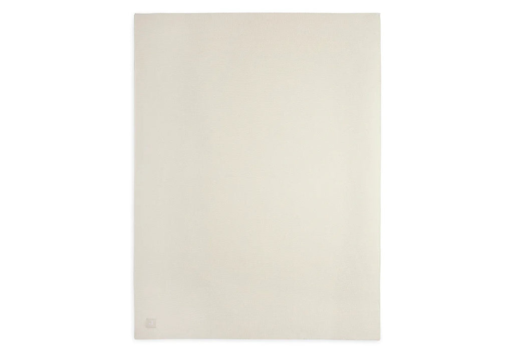 Cradle Blanket Basic Knit Ivory 75x100cm